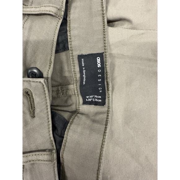 Lot Of 2 Asos Design Men's Sz 30x30 Skinny Stretch Denim‎ Grey - Picture 5 of 8